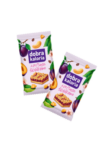 Mini batoniki à la kruche ciasto ze śliwką - 102g - produkt 2
