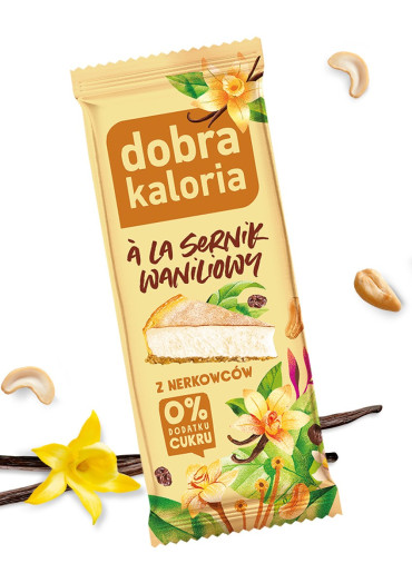 Baton z nerkowców à la sernik waniliowy - 35g