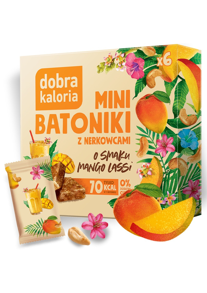 O smaku deserów - Mini batoniki o smaku Mango Lassi - 102g - produkt dobrakaloria.pl 1