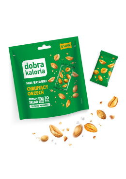 Mini batoniki chrupiący orzech - 108g