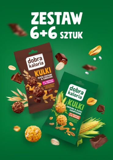 Zestaw idealny do śniadaniówki -12 paczek kulek śniadaniowych