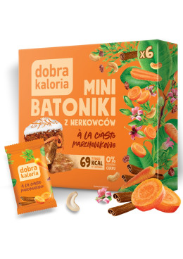 Mini batoniki o smaku à la ciasto marchewkowe - 102g
