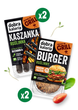 Grill na dobry początek z burgerem roślinnym