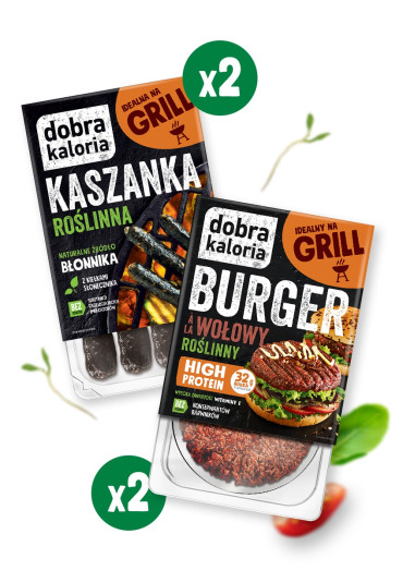Grill na dobry początek z burgerem à la wołowym