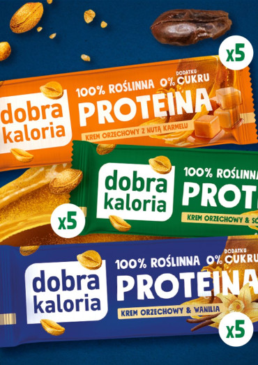 Batony proteinowe mix 3 smaki x 5 szt.