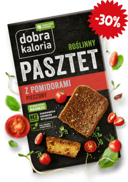 Roślinny Pasztet  z pomidorami - krótka data 220g