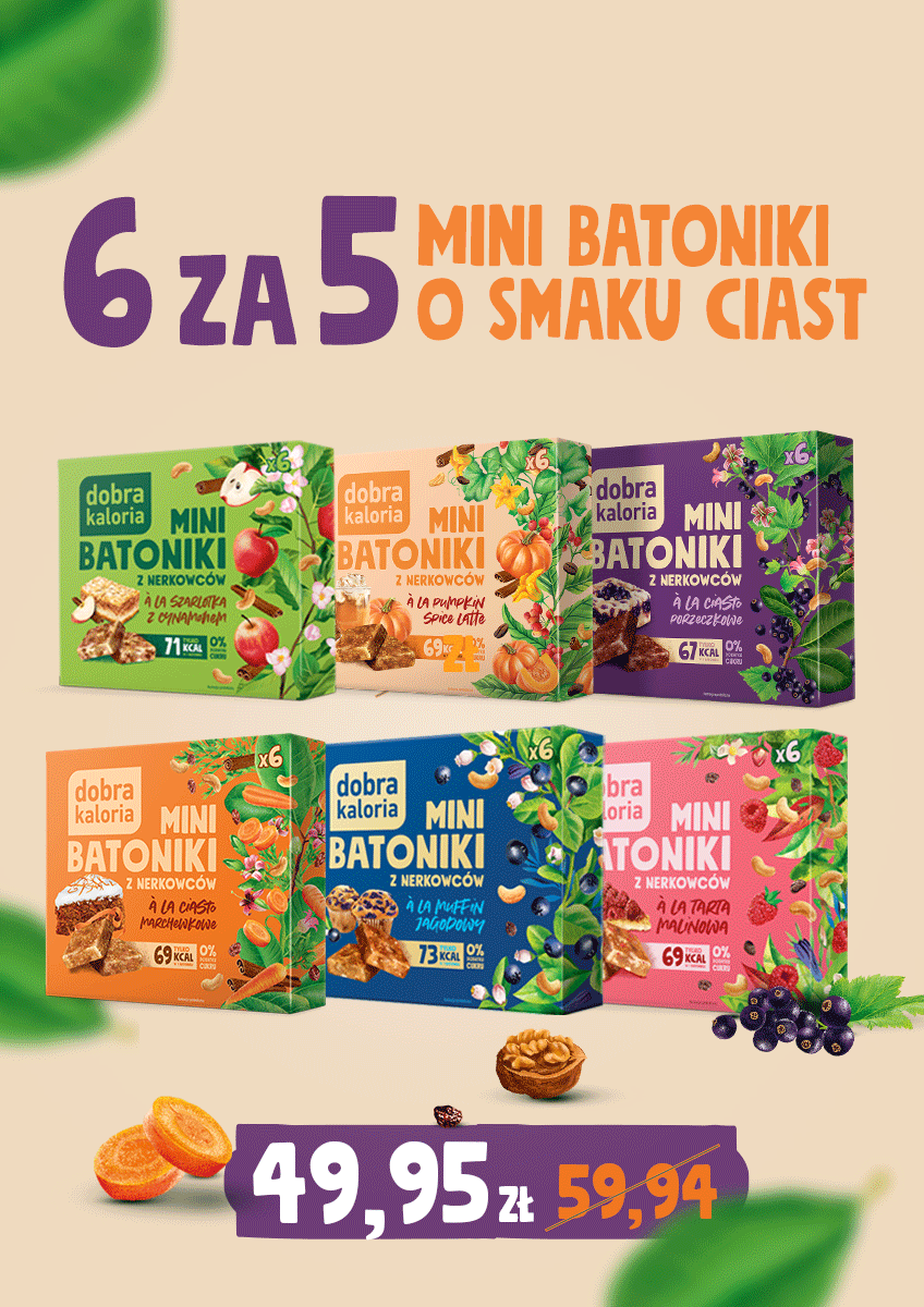 Zestawy słodyczy - Zestaw na dobre postanowienia - produkt dobrakaloria.pl 1