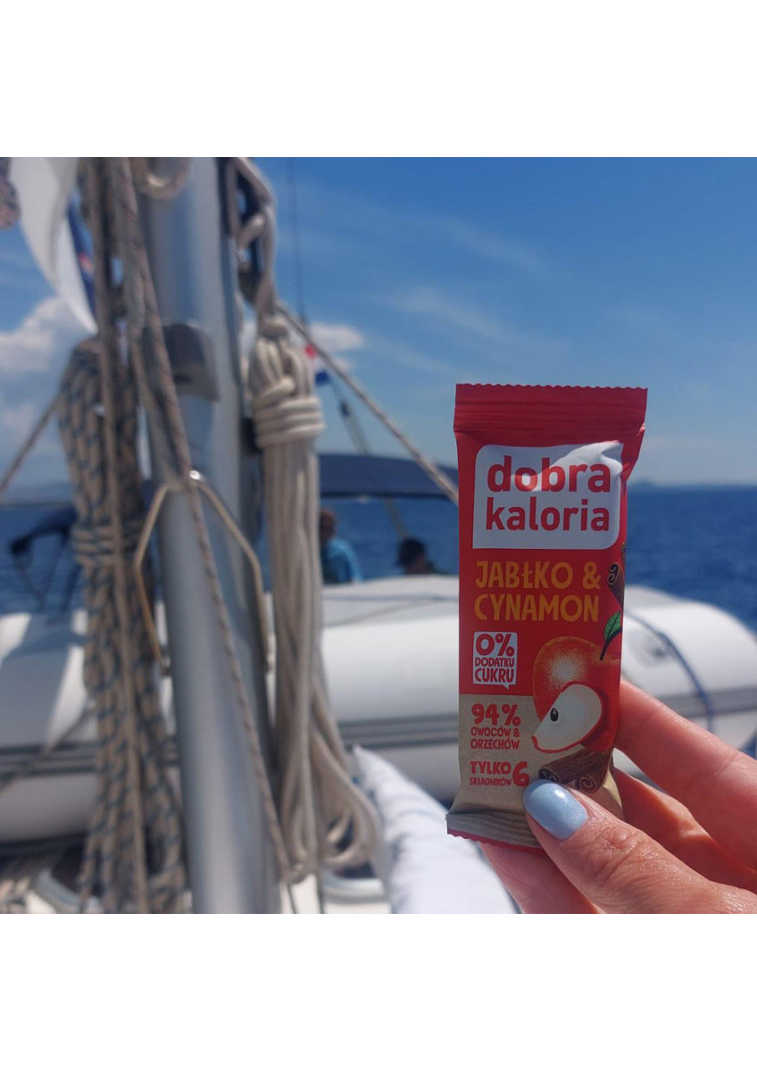 Batony klasyczne - Baton jabłko & cynamon - 35g - produkt dobrakaloria.pl 2