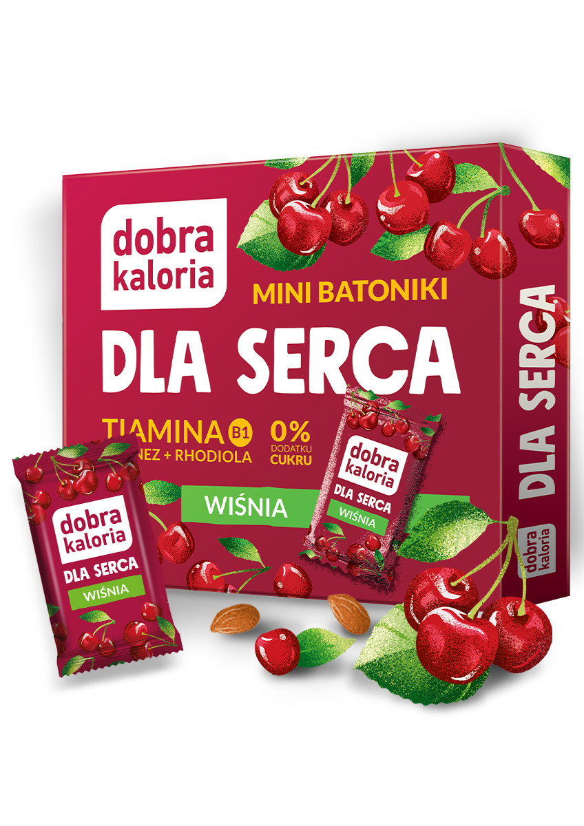 Do zadań specjalnych - Mini batoniki - Dla serca 102g - produkt dobrakaloria.pl 1