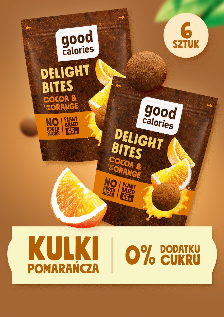 Wszystkie produkty - 6 paczek -kulki pomarańczowe Good Calories - produkt dobrakaloria.pl 1
