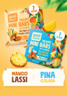 14 pudełek Mini batoników - mix smaków mango lassi i piña colada - Good Calories.