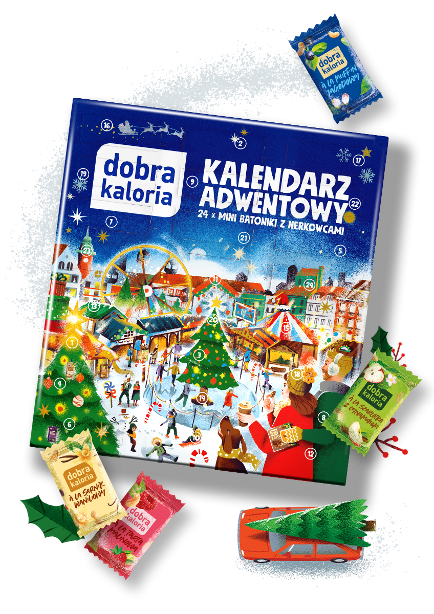 Na prezent - Kalendarz Adwentowy - produkt dobrakaloria.pl 1