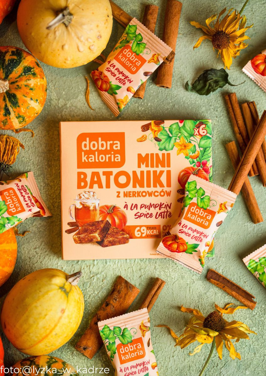 O smaku deserów - Mini batoniki o smaku à la pumpkin spice latte - 102g - produkt dobrakaloria.pl 3