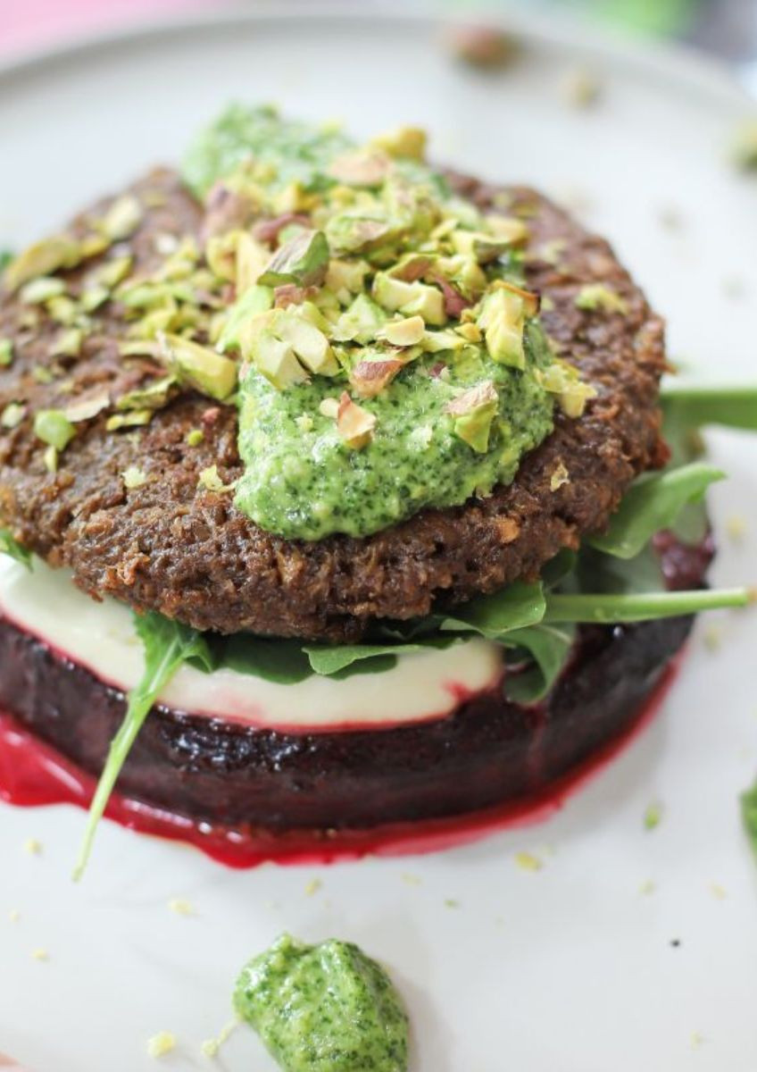 Zdrowy grill - Roślinny Burger - 170g - produkt dobrakaloria.pl 2