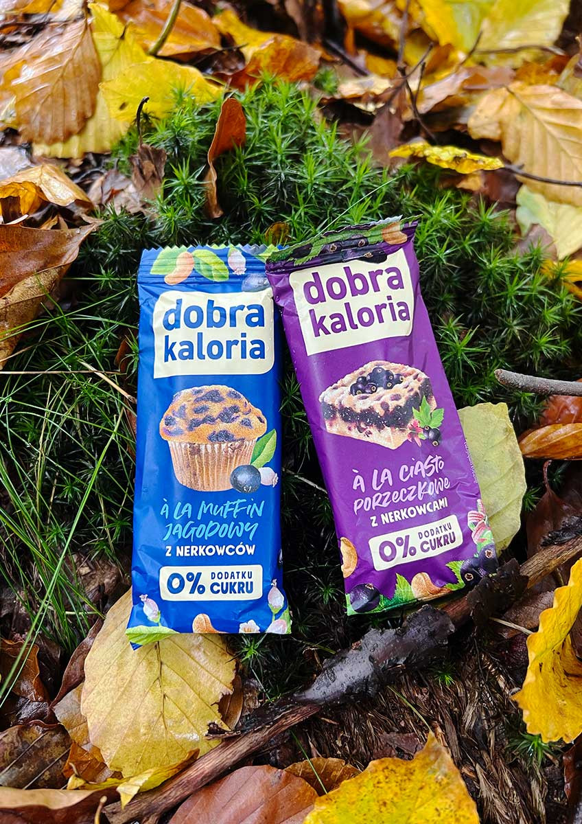 Wszystkie produkty - Baton o smaku à la muffin jagodowy - 35g - produkt dobrakaloria.pl 2