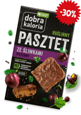 Roślinny Pasztet ze śliwką - krótka data 220g
