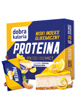 Mini batoniki PROTEIN lemon cheesecake z niskim IG - 102g