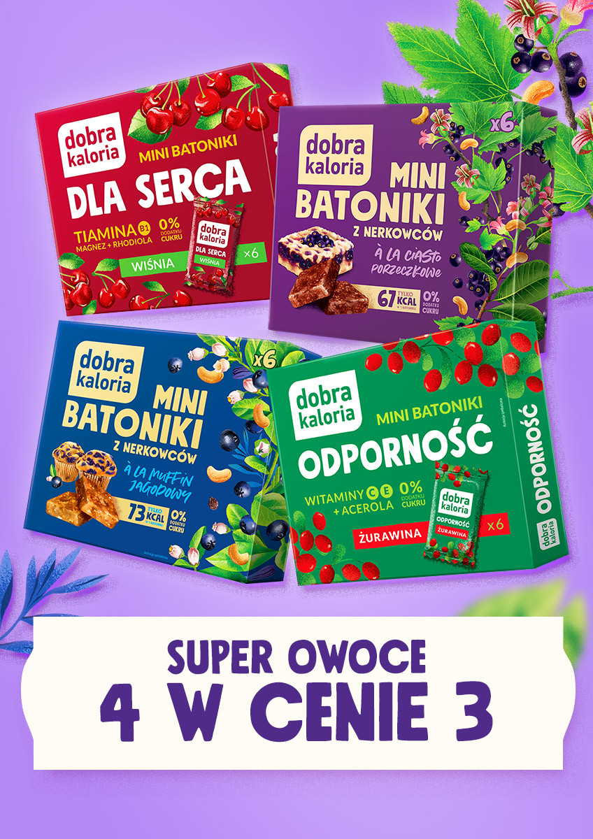 W zestawie taniej - Super owoce - produkt dobrakaloria.pl 1