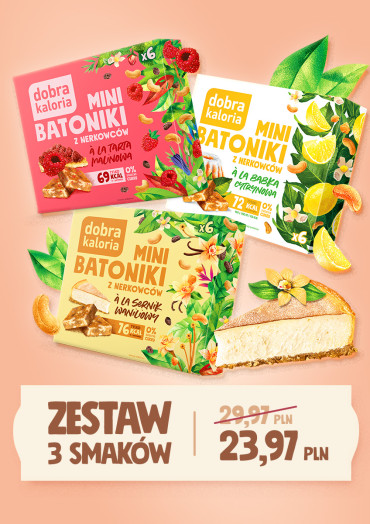 Mini batoniki - o smaku ciast