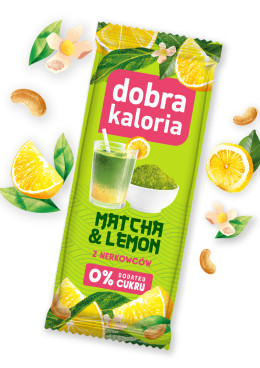 Baton o smaku matcha & lemon 35 g