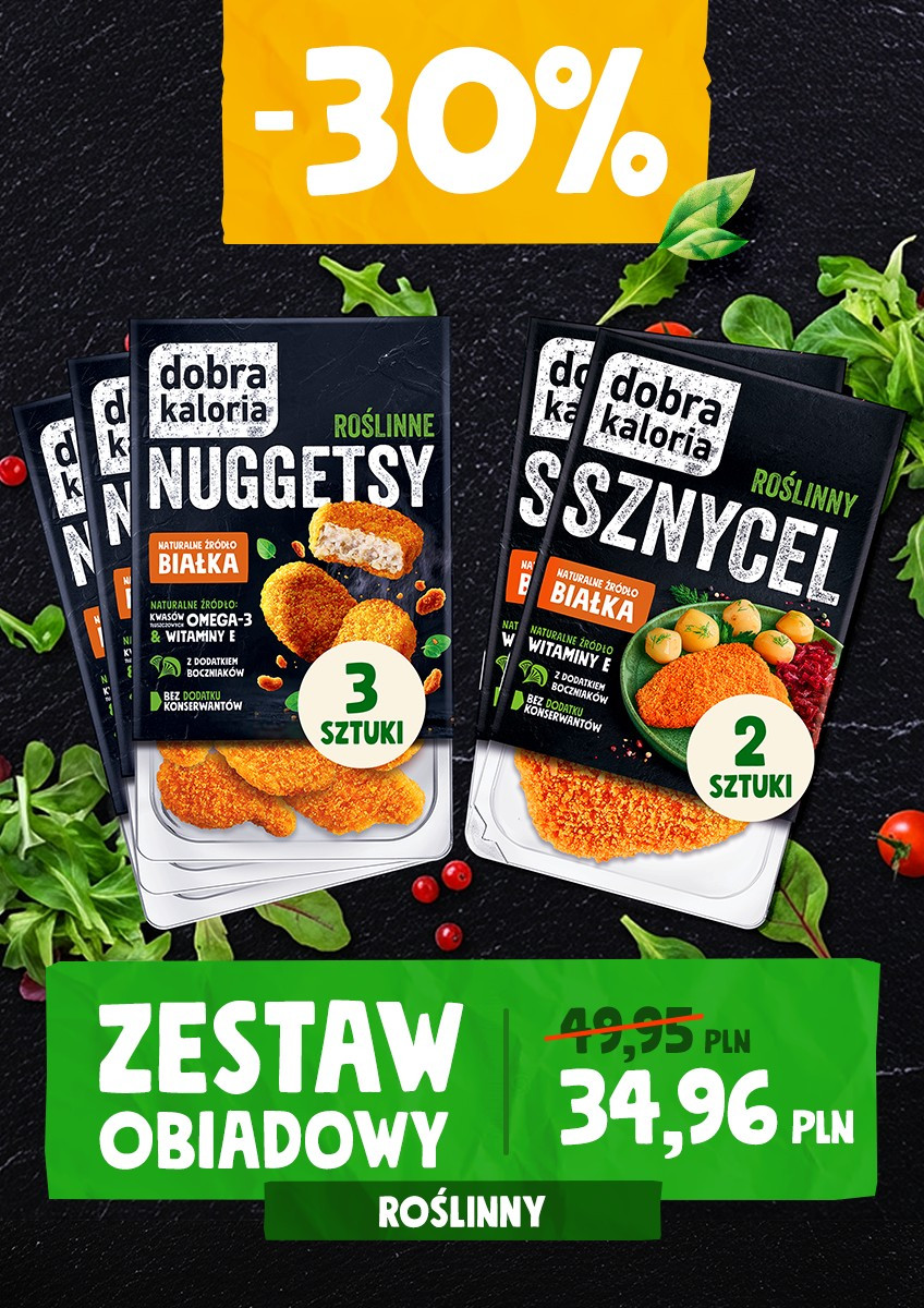 Zestawy niemięs - Zestaw obiadowy 2 - Dzień bez mięsa - produkt dobrakaloria.pl 1