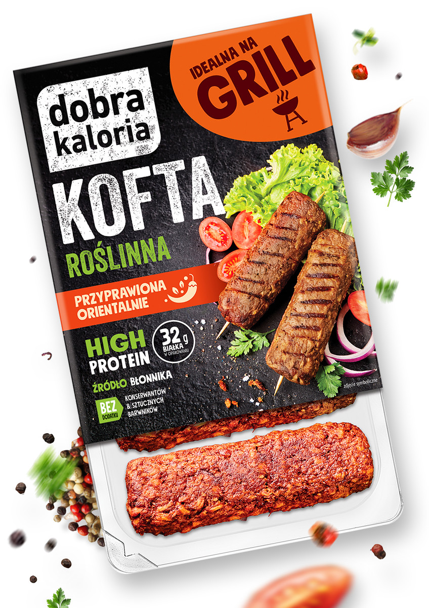 Szybkie obiady - Roślinna kofta 200 g - produkt dobrakaloria.pl 1