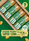 Baton proteinowy krem orzechowy & sól 15 x 45g
