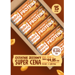Zestawy słodyczy - Baton proteinowy krem orzechowy z nutą karmelu 15 x 45g - produkt 1