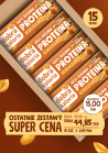 Baton proteinowy krem orzechowy z nutą karmelu 15 x 45g