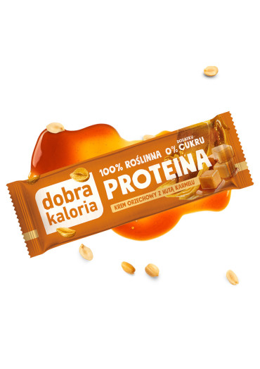 Baton proteinowy krem orzechowy z nutą karmelu 15 x 45g - produkt 2
