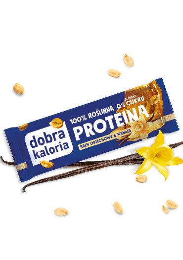 Baton proteinowy krem orzechowy & wanilia 15 x 45g - produkt 2