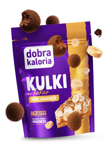 Kulki w kakao o smaku banoffee