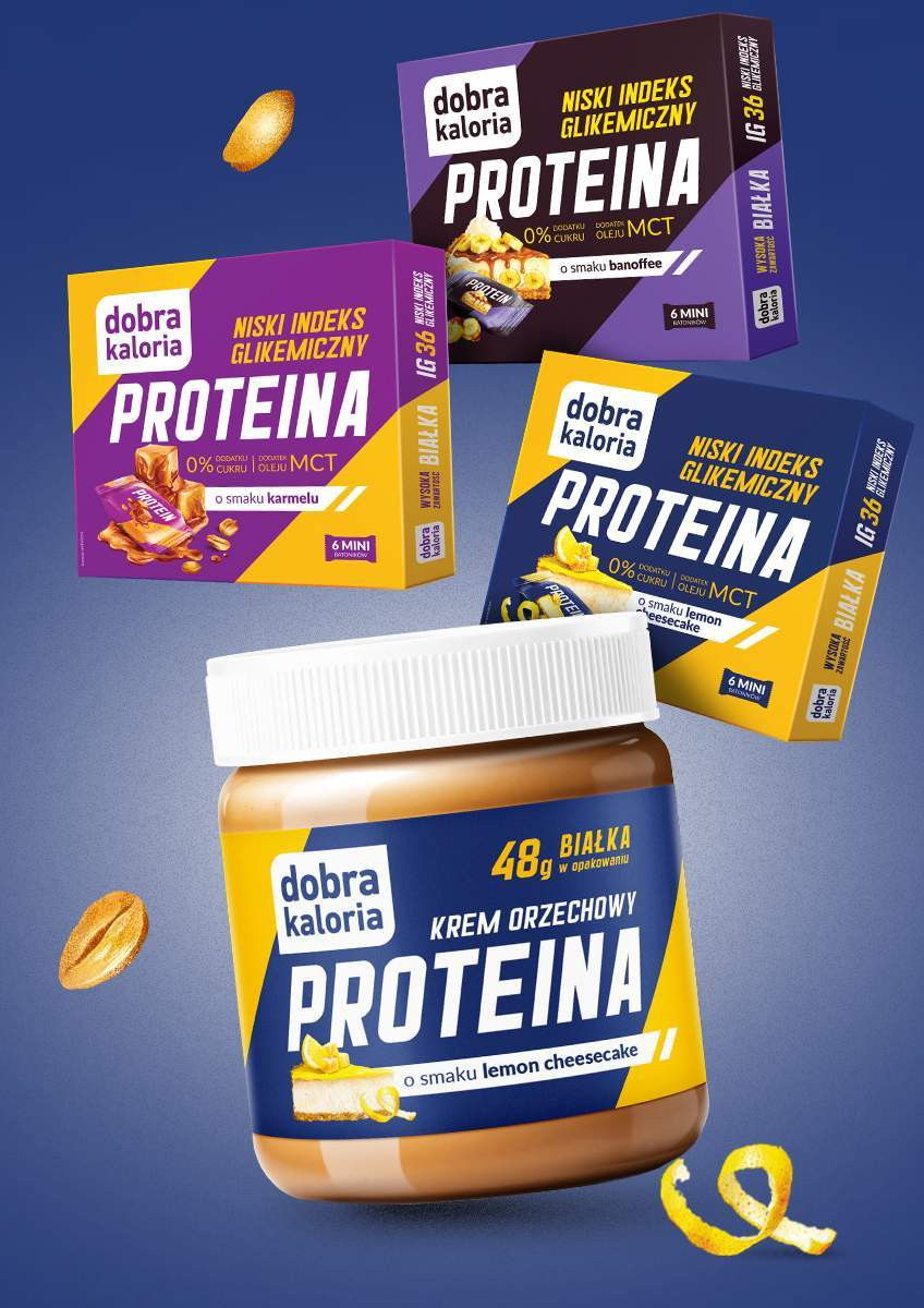 W zestawie taniej - Zestaw proteinowy - krem lemon cheesecake & mini batoniki - produkt dobrakaloria.pl 1