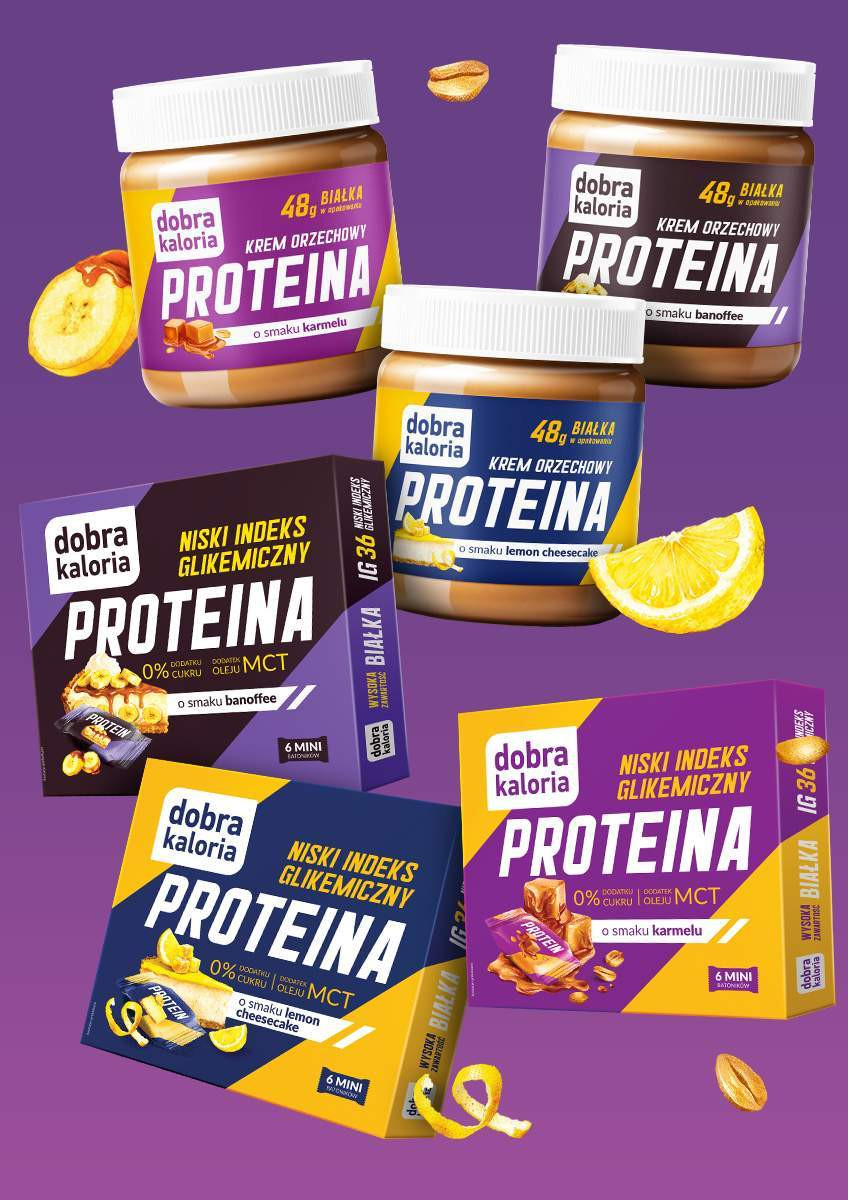W zestawie taniej - Zestaw proteina 3 x krem & 3 x mini batoniki - produkt dobrakaloria.pl 1