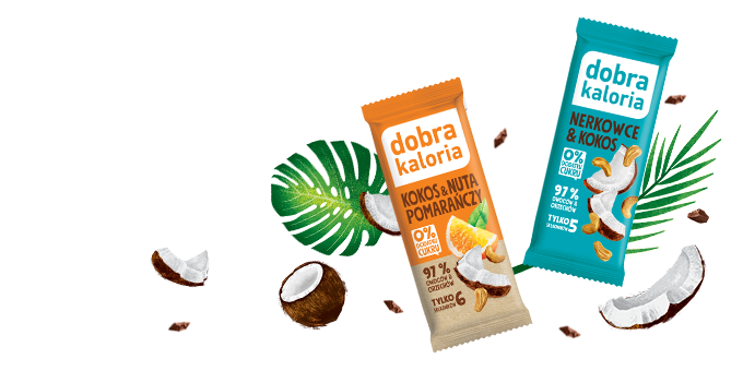 Batony z dodatkiem kokosa Batony z dodatkiem kokosa