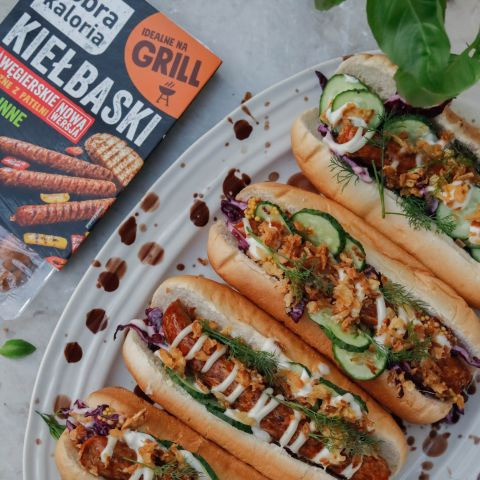 Przepis na hot dogi z kiełbaską węgierską Dobra Kaloria