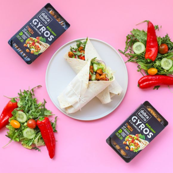 Przepis na tortillę z gyrosem w wersji roślinnej Jak zrobić wegańską tortillę z gyrosem roślinnym