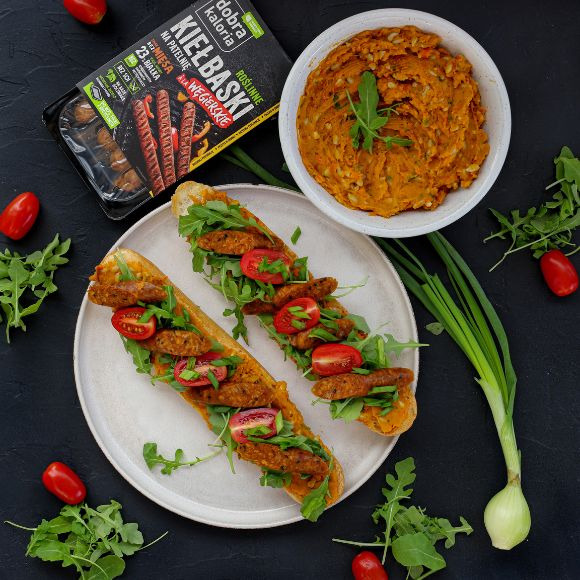 Przepis na bagietkę z kiełbaskami wegierskimi