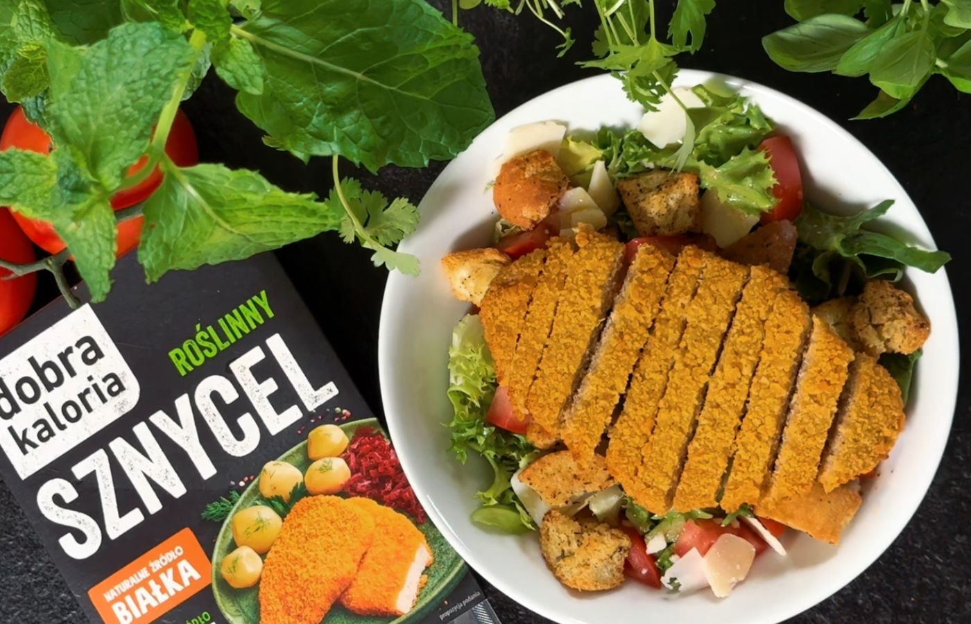 Roślinny sznycel Dobra Kaloria – klasyk, który zaskakuje bez mięsa