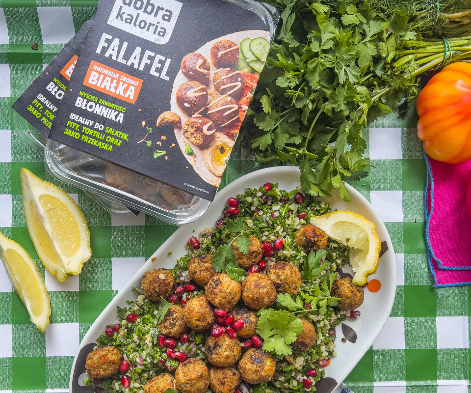 Tabbouleh z falafelami 3